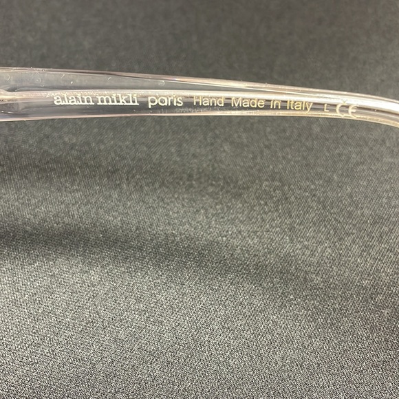 Alain Mikli A01103 Glasses Crystal frame with Case and Cleaning Wipes - Picture 10 of 10